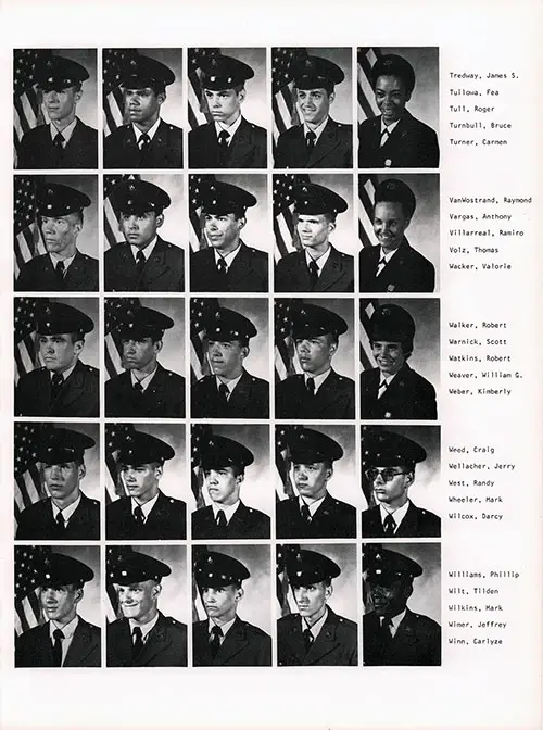 Company B 1979 Fort Dix Basic Training Recruit Photos, Page 10.
