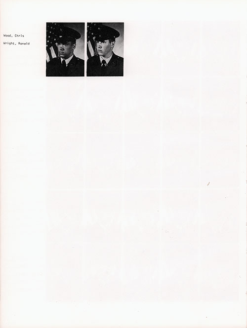 Company B 1979 Fort Dix Basic Training Recruit Photos, Page 11.