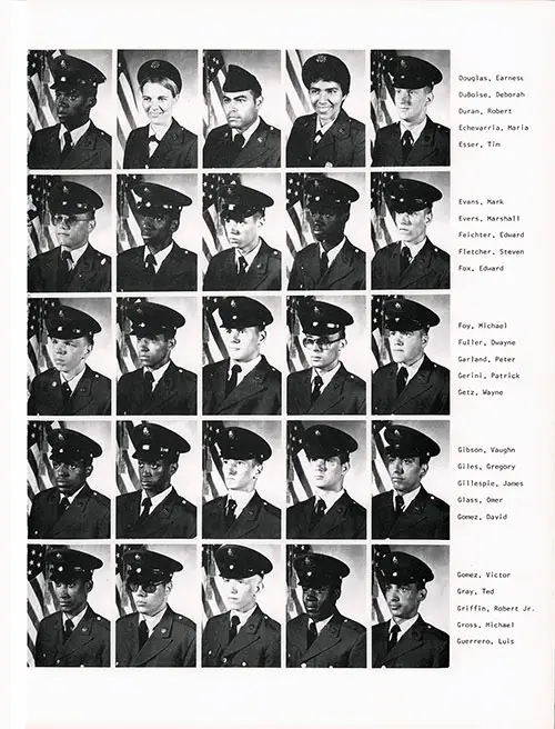 Company C 1979 Fort Dix Basic Training Recruit Photos, Page 4.