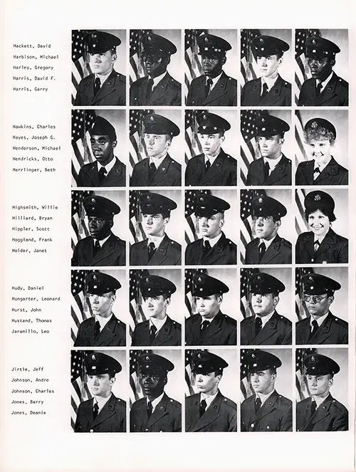 Company C 1979 Fort Dix Basic Training Recruit Photos, Page 5.