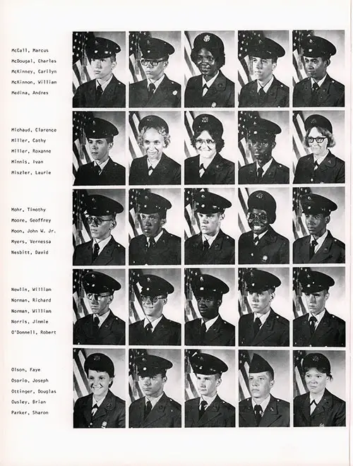 Company C 1979 Fort Dix Basic Training Recruit Photos, Page 7.