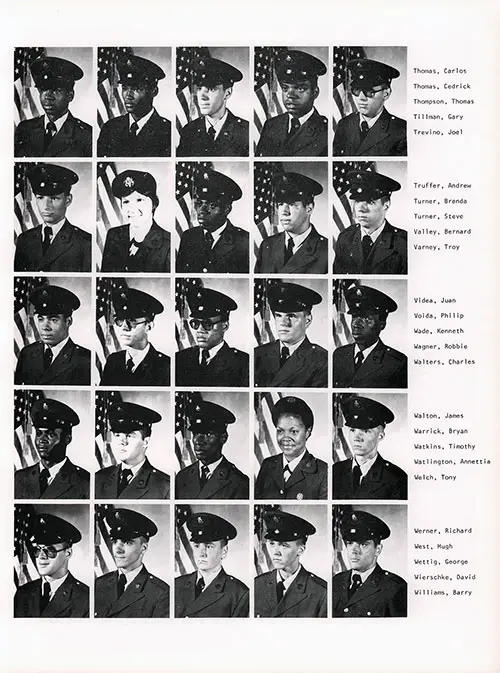 Company C 1979 Fort Dix Basic Training Recruit Photos, Page 10.