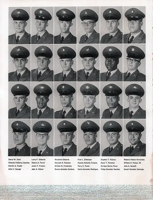Company A 1963 Fort Jackson Basic Training Recruit Photos, Page 6.