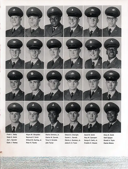 Company A 1963 Fort Jackson Basic Training Recruit Photos, Page 11.