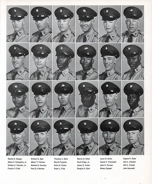 Company E 1964 Fort Jackson Basic Training Recruit Photos, Page 5.