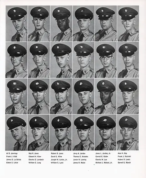 Company E 1964 Fort Jackson Basic Training Recruit Photos, Page 7.