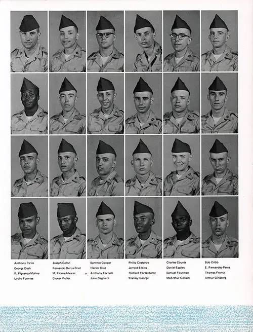 Company B 1969 Fort Jackson Basic Training Recruit Photos, Page 5.