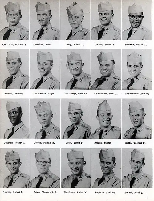 Company D 1956 Fort Knox Basic Training Recruit Photos, Page 3.