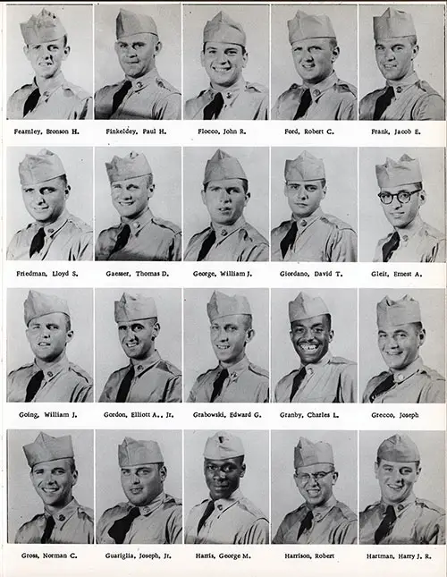 Company D 1956 Fort Knox Basic Training Recruit Photos, Page 4.