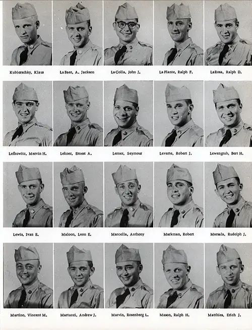 Company D 1956 Fort Knox Basic Training Recruit Photos, Page 6.