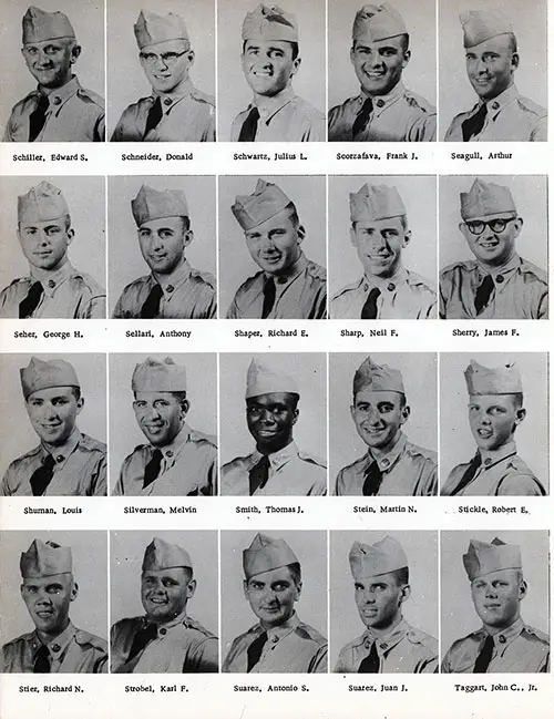 Company D 1956 Fort Knox Basic Training Recruit Photos, Page 9.