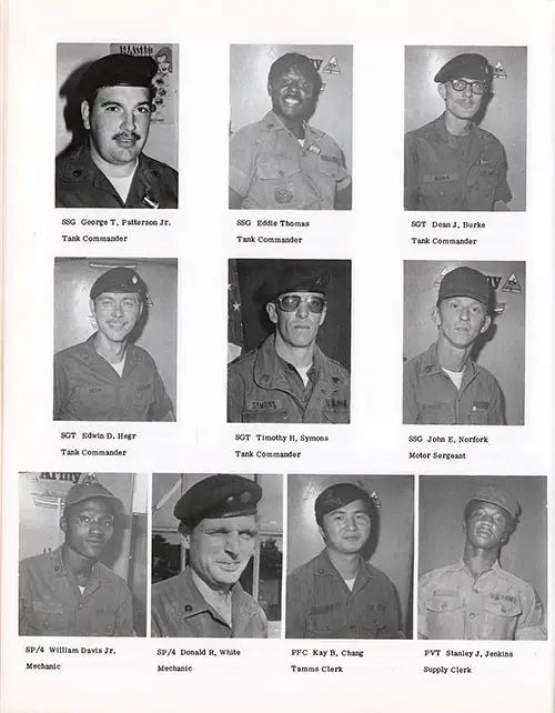 Company D-2-1 1977 Fort Knox Basic Training Leadership, Page 4.