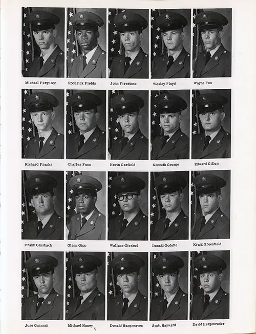 Company D-2-1 1977 Fort Knox Basic Training Recruit Photos, Page 7.
