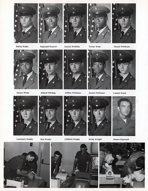 Company D-2-1 1977 Fort Knox Basic Training Recruit Photos, Page 12.