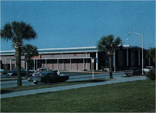 Marine Corps Exchange Building at Parris Island MCRD.