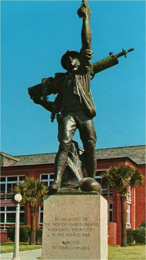 "Iron Mike" World War II Memorial at Parris Island MCRD.