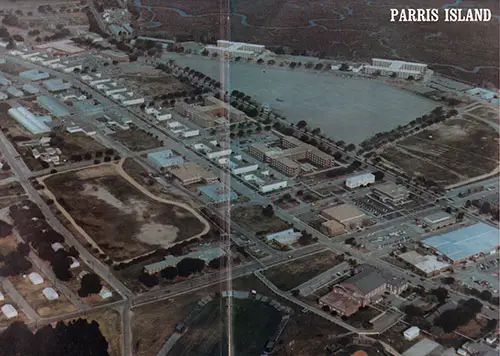 Ariel View of Parris Island MCRD.
