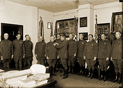 GGA Image ID # 19a31af705 Officers of the Marines Being Awarded the Navy Cross or the Navy Distinguised Service Medal 11 November 1920.