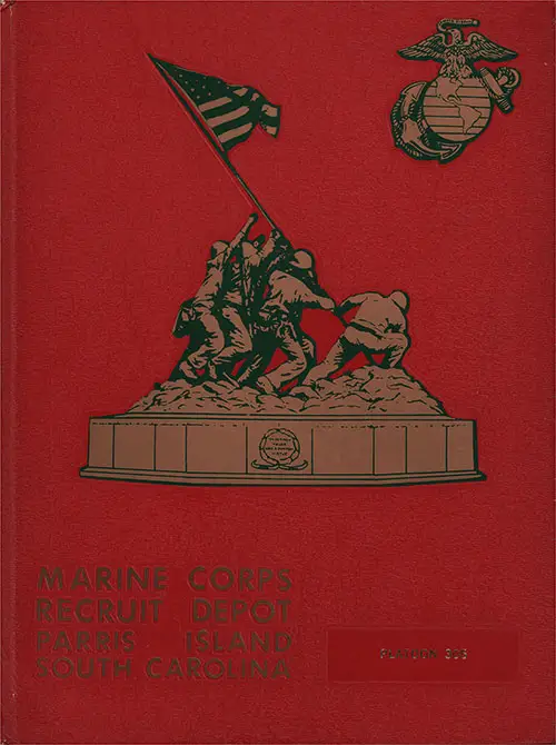Front Cover, MCRD Marine Boot Camp Book - Parris Island - 1976 Platoon 305.