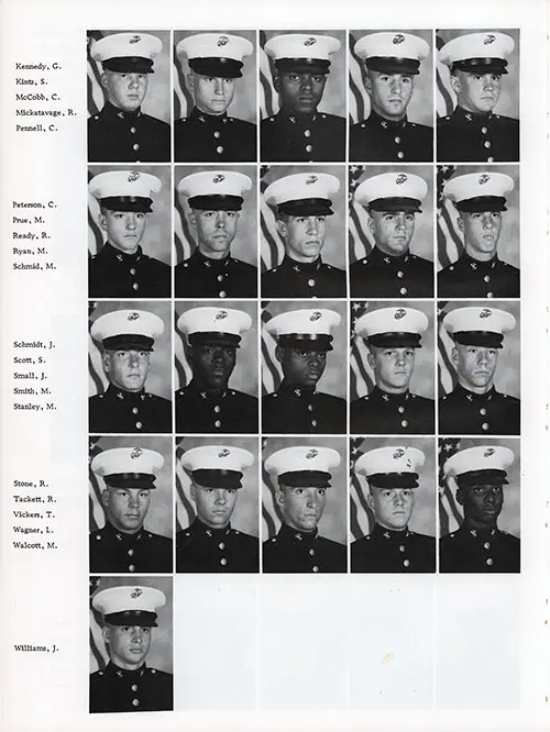 Platoon 1982-1022 MCRD Parris Island Recruits, Page 4.