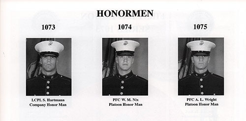 Platoon 2006-1073 MCRD San Diego Honormen, Page 2.