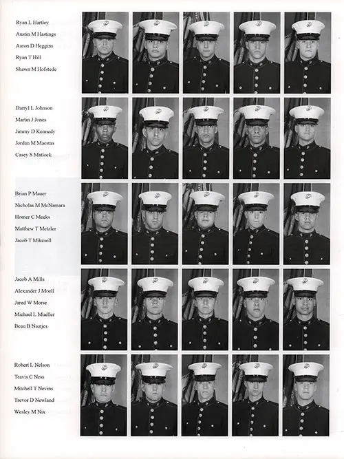 Platoon 2006-1074 MCRD San Diego Recruits, Page 4.