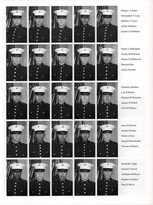 Platoon 2006-1075 MCRD San Diego Recruits, Page 4.