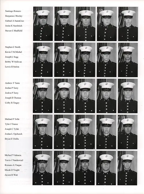 Platoon 2006-1075 MCRD San Diego Recruits, Page 5.