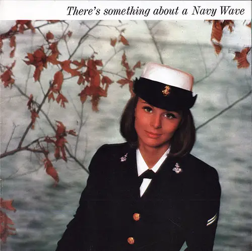 Front Cover, There's Something About a Navy Wave. 1967 Brochure.
