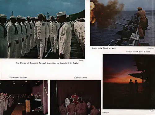 Scenes on Board the USS Shangri-La During the Far East Cruise of 1959.