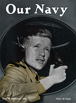 Front Cover, 1 November 1942 Issue of Our Navy Magazine.
