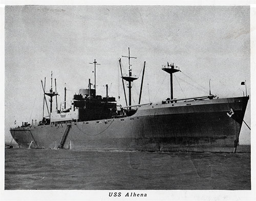 USS Alhena (AKA-9) was an attack cargo ship named after Alhena, a star in the constellation Gemini.