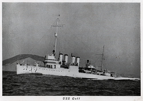 USS Goff (DD-247) was a Clemson-class destroyer in the United States Navy during World War II.