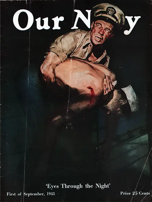 Front Cover, 1 September 1943 Issue of Our Navy Magazine.