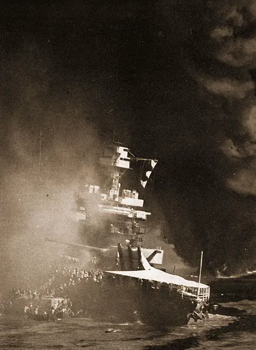 Pearl Harbor Under Seige, December 7, 1941.