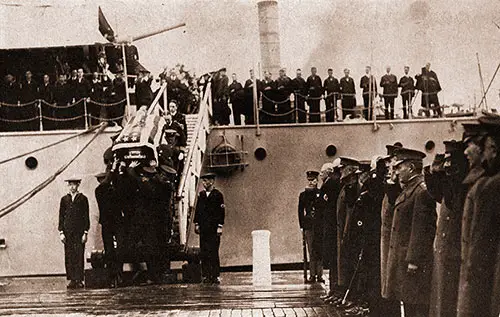 The Yard Receives the Body of the Unknown Soldier Returns to the Land for Which He Died.