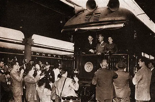 The President’s Railway Car Is Another Familiar Charge of the Gun Factory.