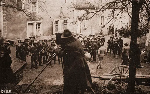 U. S. Marines in France, World War I.