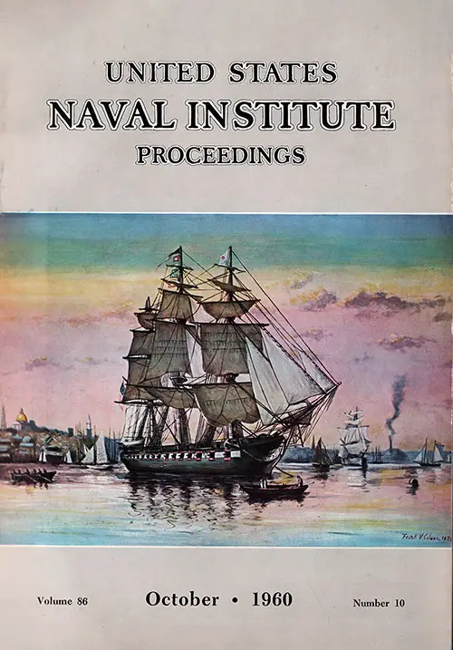 Front Cover, United States Naval Institute Proceedings, Volume 86, Number 10, October 1960.
