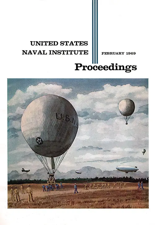 Front Cover, U. S. Naval Institute Proceedings, Vol. 95/2/792, February 1969.