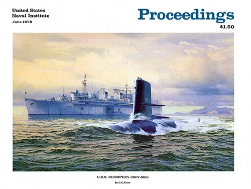 Front Cover, U. S. Naval Institute Proceedings, Volume 104/6/904, June 1978.