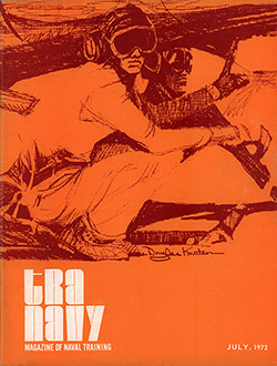 Front Cover, TRANAVY: Magazine of Naval Training, July 1972.