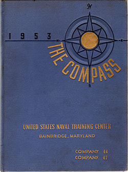 Front Cover, Bainbridge USNTC "The Compass" 1953 Company 044
