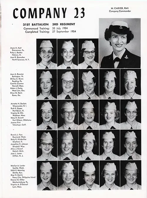 Company 54-23W Recruits, Page 8.