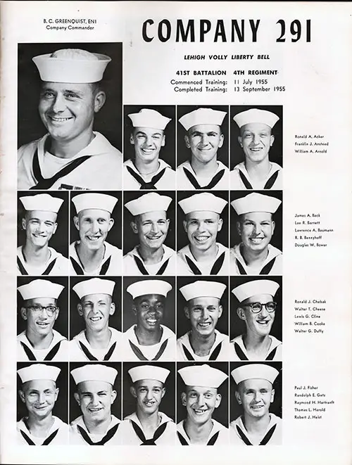 Company 55-291 Recruits, Page 1