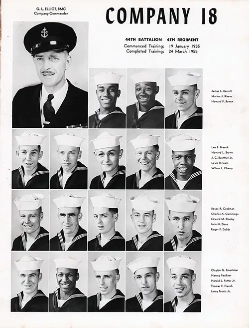 Company 56-069 Bainbridge NTC Recruits, Page 1.