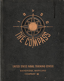 Front Cover, Great Lakes USNTC "The Compass" 1956 Company 100