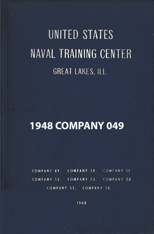 Front Cover, Great Lakes USNTC "The Keel" 1948 Company 049.