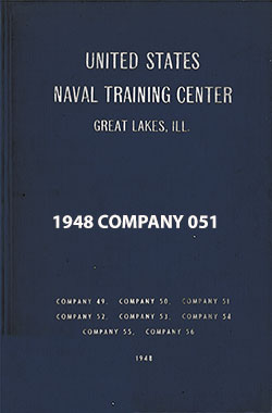 Front Cover, Great Lakes USNTC "The Keel" 1948 Company 051.