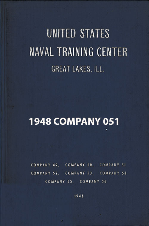 Front Cover, Great Lakes USNTC "The Keel" 1948 Company 051.